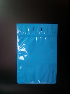 蓝色铝箔拉链袋咖啡豆包装袋
