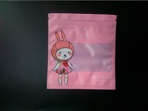 礼盒套装粉色半透明包装袋